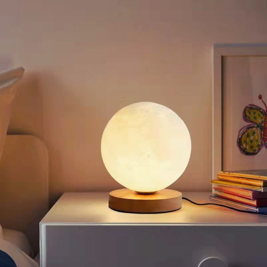 Rotating Moon Lamp - Space Mesmerise - Space Gifts | Lamps | Statues | Home Decor