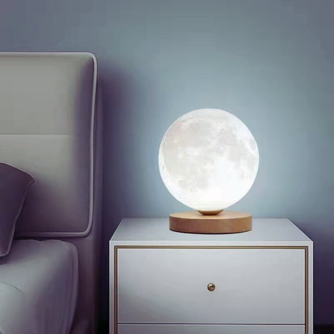 Rotating Moon Lamp - Space Mesmerise - Space Gifts | Lamps | Statues | Home Decor