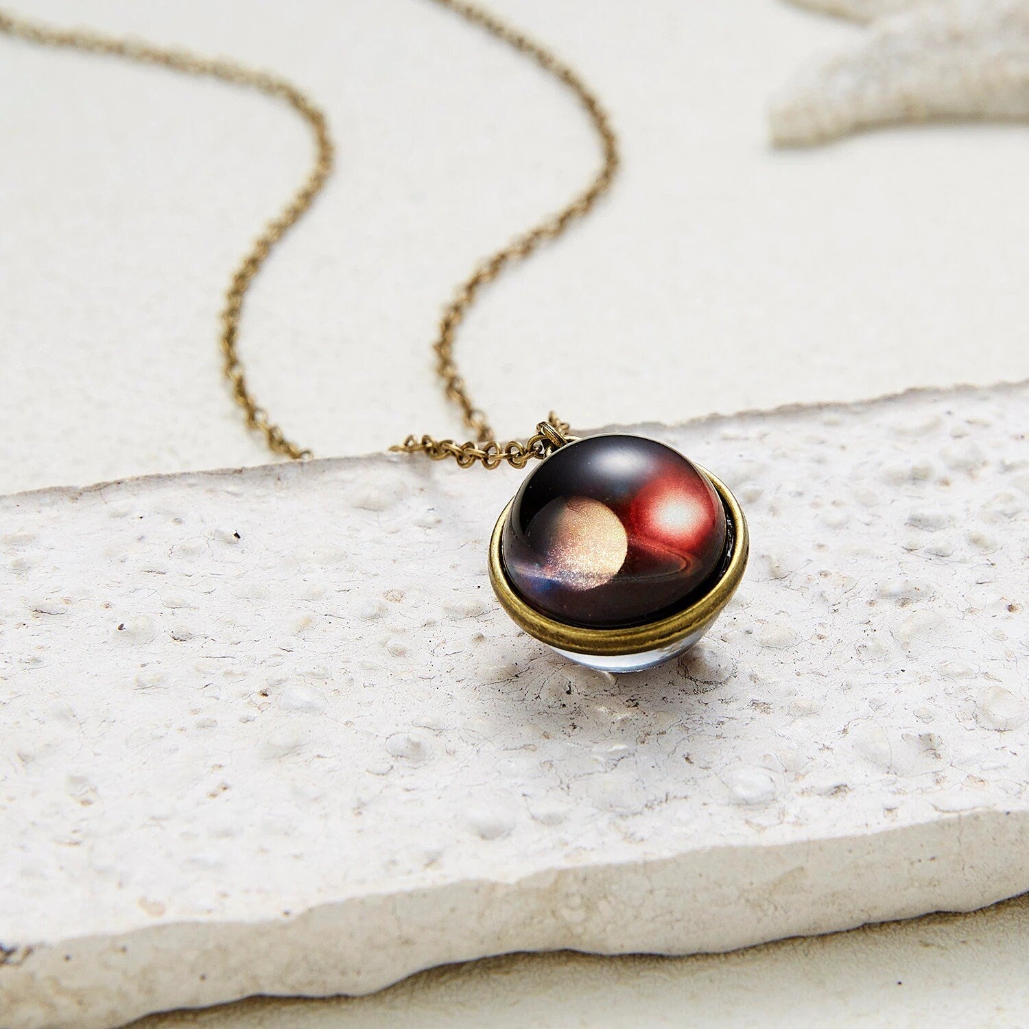 Saturn Pendant Necklace - Space Mesmerise - Space Gifts | Lamps | Statues | Home Decor