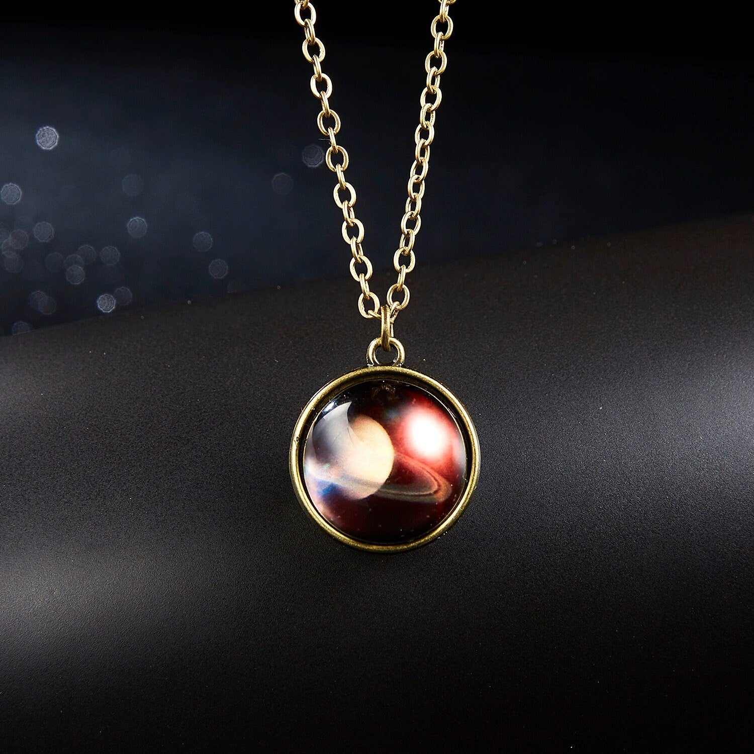 Saturn Pendant Necklace - Space Mesmerise - Space Gifts | Lamps | Statues | Home Decor