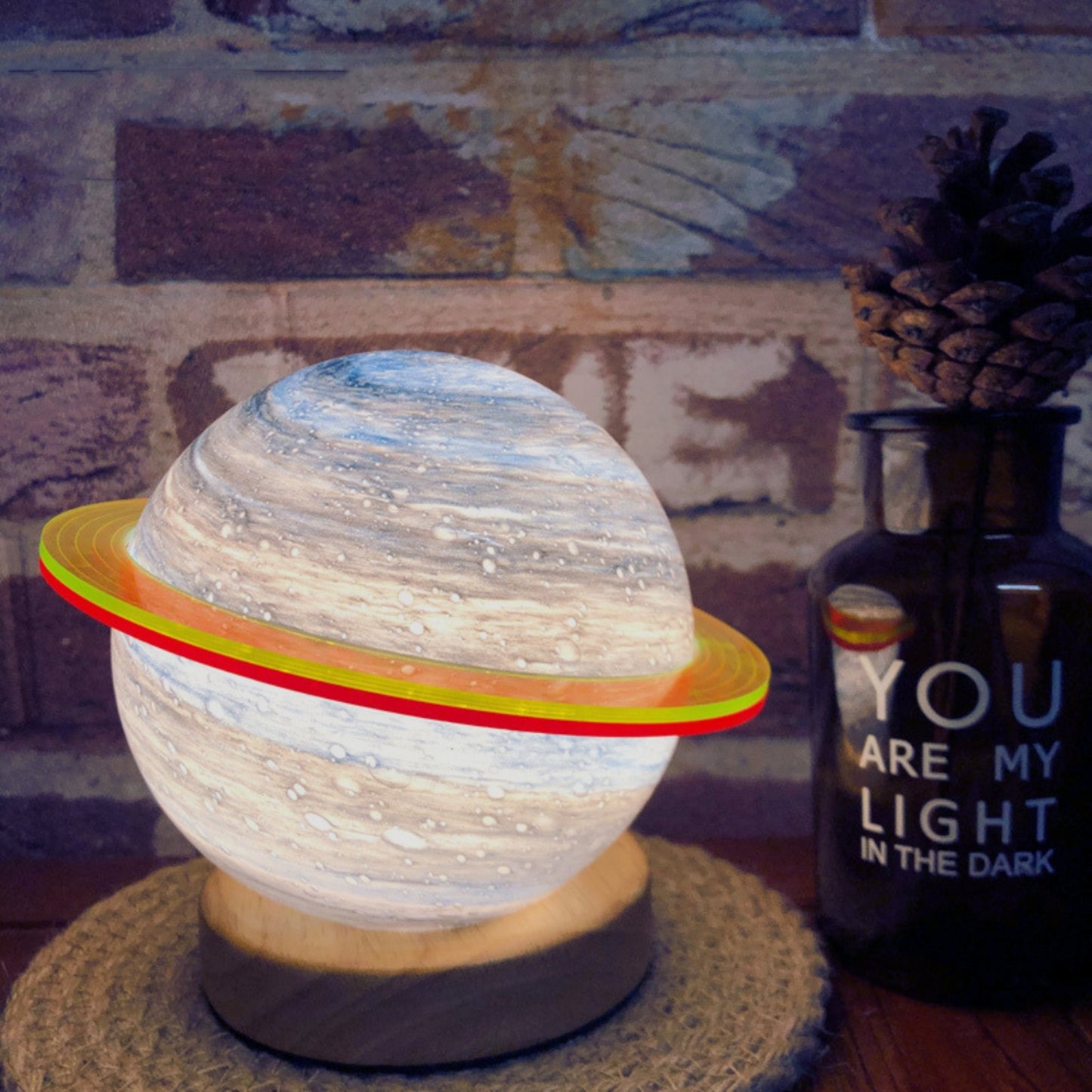 Saturn Planet Lamp - Space Mesmerise - Space Gifts | Lamps | Statues | Home Decor