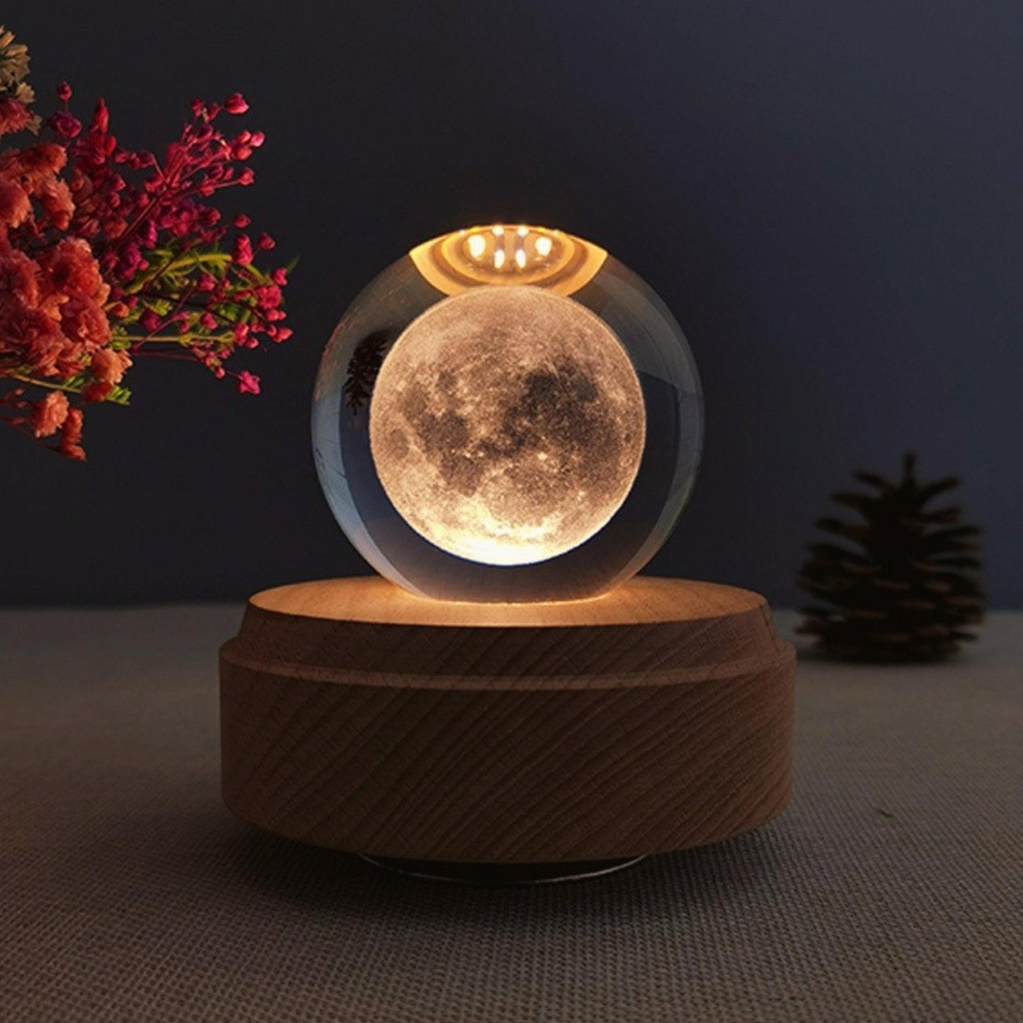 Space Crystal Lamp and Music Box - Space Mesmerise - Space Gifts | Lamps | Statues | Home Decor