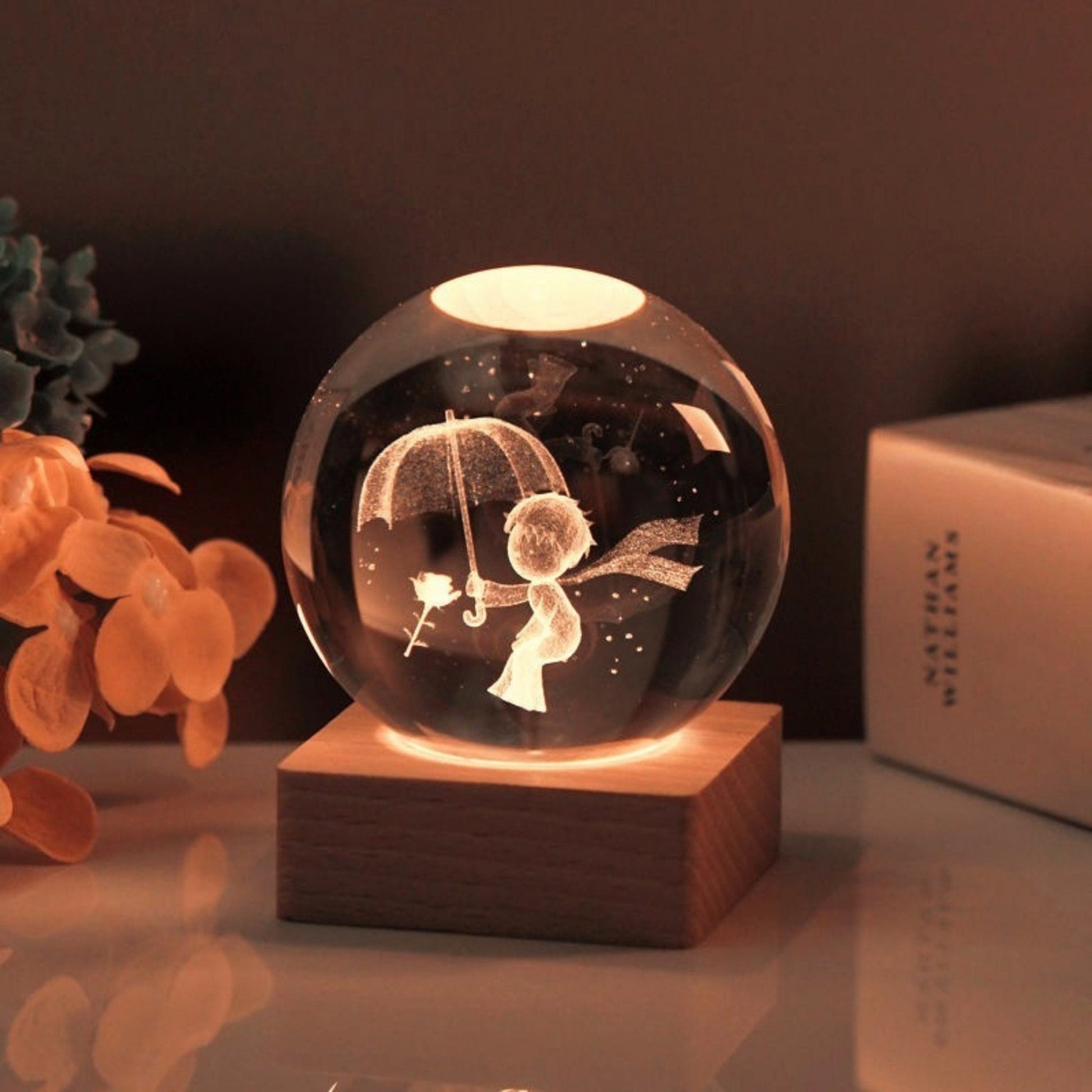 Star Explorer Crystal Lamp Globe - Space Mesmerise - Space Gifts | Lamps | Statues | Home Decor