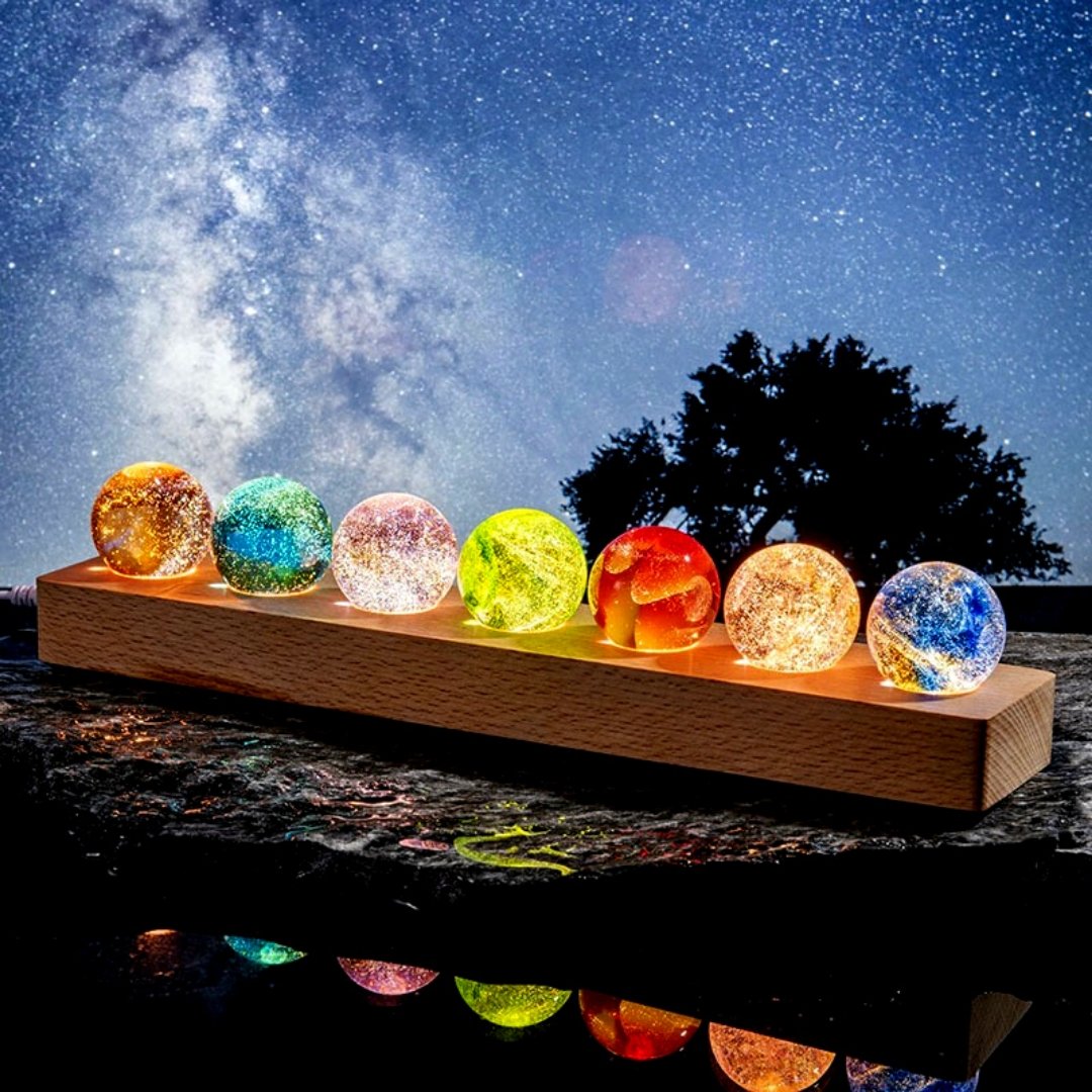 Starry Cosmic Gift Set (Set of 7) - Space Mesmerise - Space Gifts | Lamps | Statues | Home Decor