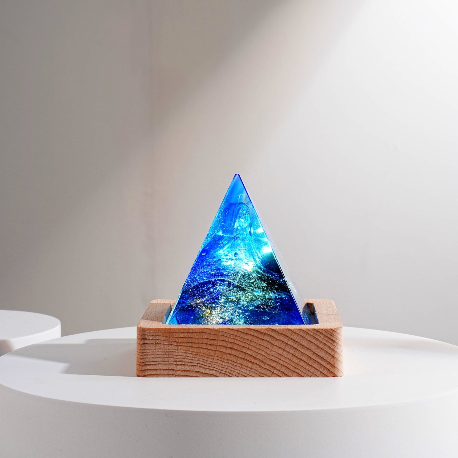 Starry Cosmic Pyramid - Space Mesmerise - Space Gifts | Lamps | Statues | Home Decor